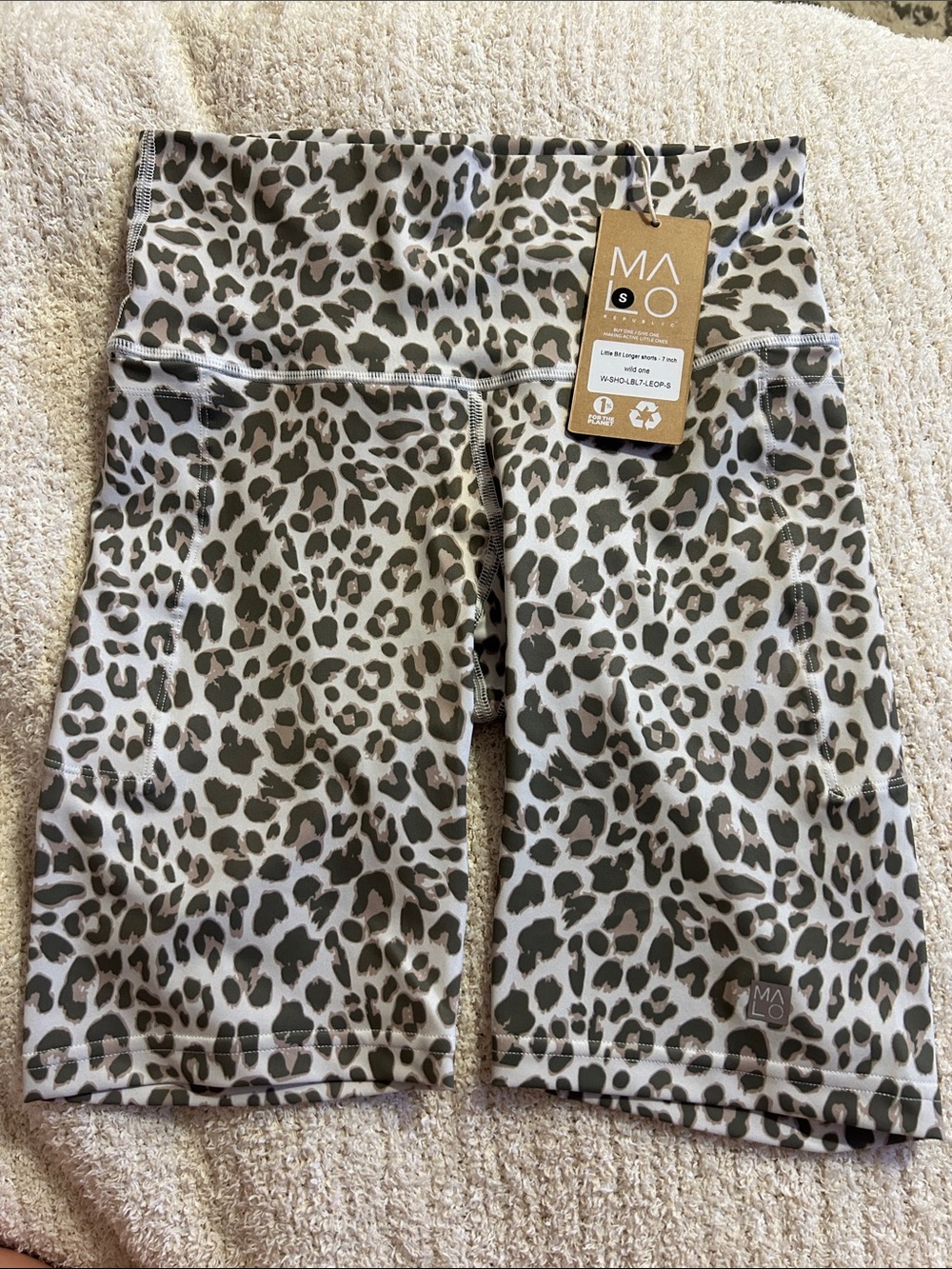 Malo Women’s Leopard Print Bike Shorts